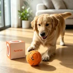 Durable Dog Toy Ball In Use