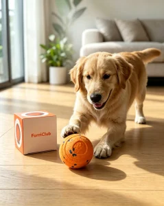 Durable Dog Toy Ball In Use