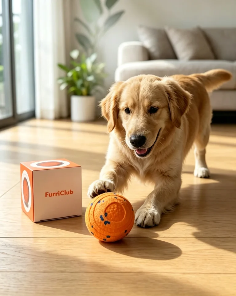 Durable Dog Toy Ball In Use