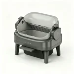 Semi Enclosed Smart Litter Box App Black