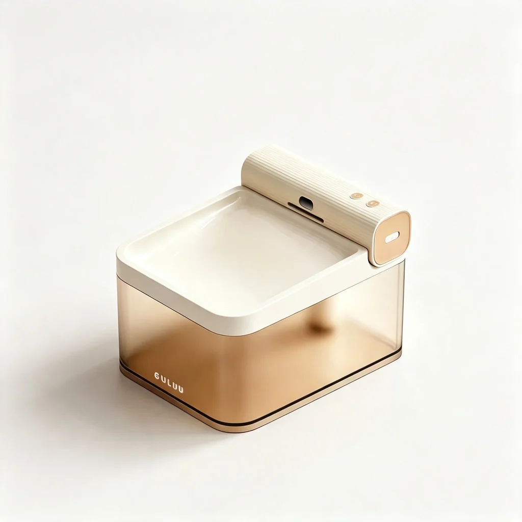 Square automatic pet water dispenser