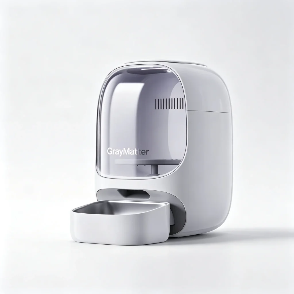 Transparent Oval Shaped Feeder